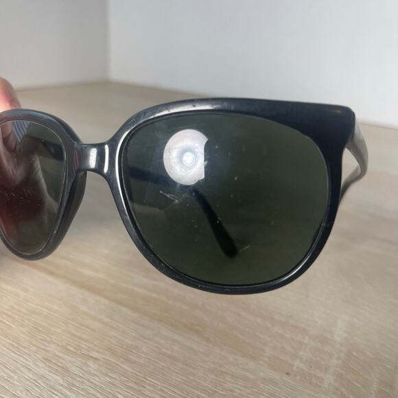 Vintage Bausch and Lomb Sunglasses Frame France Polished Black READ - Picture 10 of 16